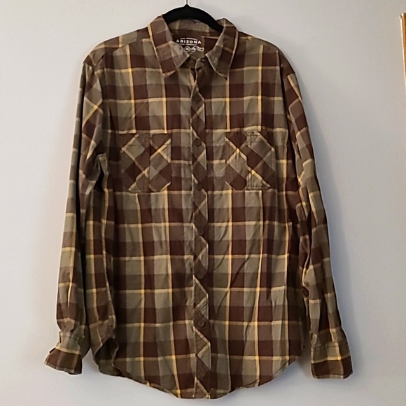 Arizona Jean Company Other - Arizona Men's Plaid Long Sleeve Shirt sz M